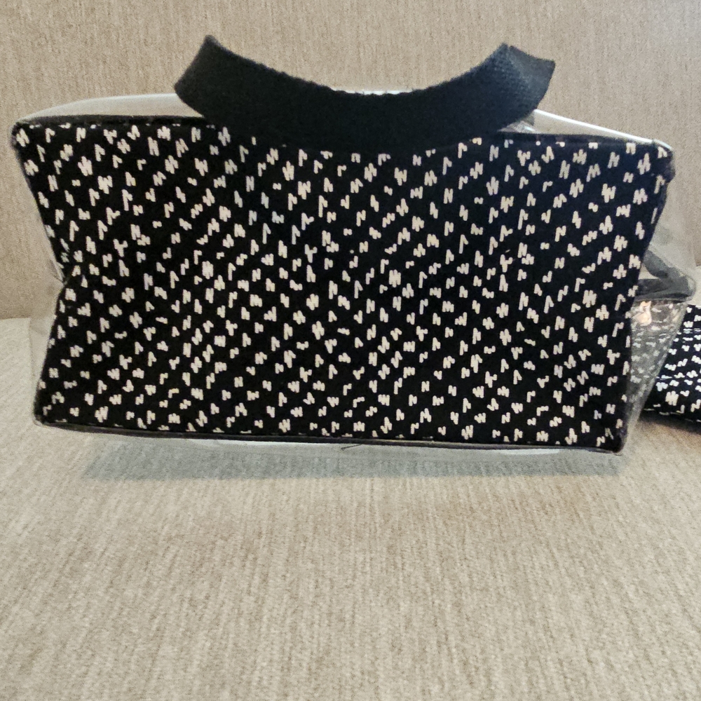 Black and White Women's Tote Bag - Picture 2 of 4